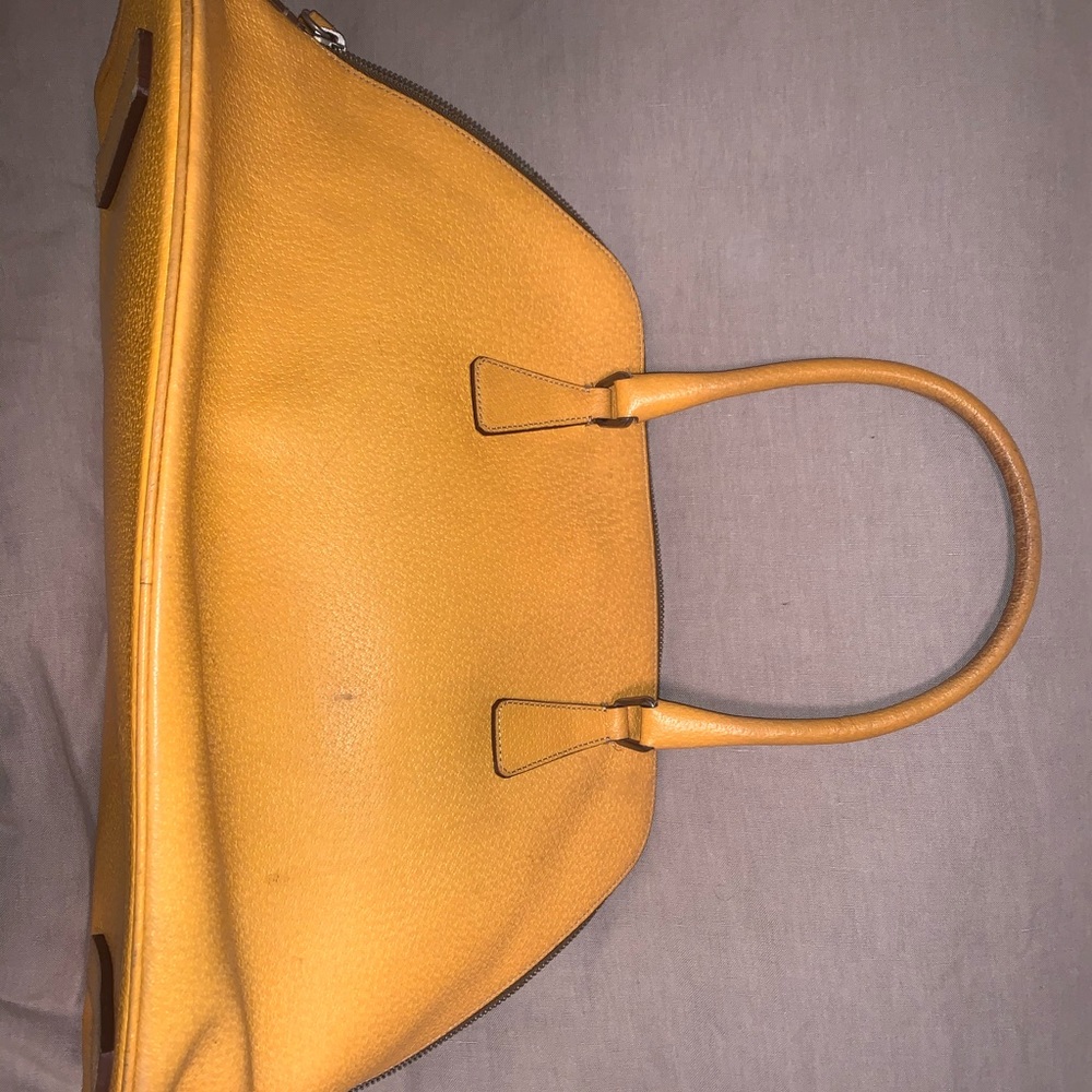 Vintage Yellow Prada Purse